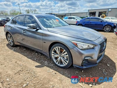 Czwarte zdjęcie samochodu z boku: 2018 INFINITI Q50 3.0T SPORT VIN:JN1EV7AR2JM435774 - miniatura