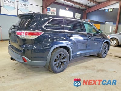 Trzecie zdjęcie samochodu z tyłu: 2014 TOYOTA HIGHLANDER LE PLUS VIN:5TDBKRFH8ES023860 - miniatura