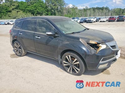 Czwarte zdjęcie samochodu z boku: 2013 ACURA MDX TECHNOLOGY VIN:2HNYD2H44DH507053 - miniatura