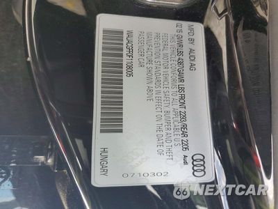 Zdjęcie 13 z 13 samochodu: 2015 AUDI A3 VIN:WAUACGFF0F1108005 - miniatura
