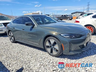 Czwarte zdjęcie samochodu z boku: 2023 BMW I4 EDRIVE 40 VIN:WBY73AW01PFP94323 - miniatura