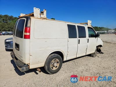 Trzecie zdjęcie samochodu z tyłu: 2014 CHEVROLET EXPRESS G2500 VIN:1GCWGFBA8E1214038 - miniatura