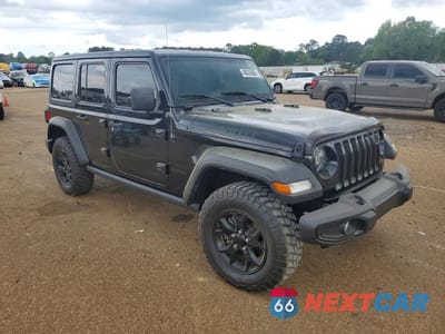 Czwarte zdjęcie samochodu z boku: 2021 JEEP WRANGLER UNLIMITED SPORT VIN:1C4HJXDN9MW556700 - miniatura