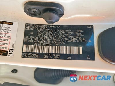 Zdjęcie 13 z 13 samochodu: 2008 LEXUS GX 470 BASE VIN:JTJBT20X180158526 - miniatura