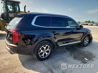 Trzecie zdjęcie samochodu z tyłu: 2020 KIA TELLURIDE EX VIN:5XYP34HC8LG070081 - miniatura