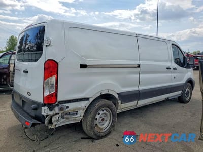 Trzecie zdjęcie samochodu z tyłu: 2019 FORD TRANSIT 150 UTILITY / SERVICE VAN VIN:1FTYE2YM3KKB15710 - miniatura
