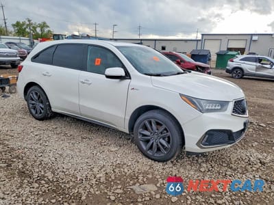 Czwarte zdjęcie samochodu z boku: 2020 ACURA MDX A-SPEC VIN:5J8YD4H01LL023536 - miniatura