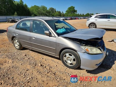 Czwarte zdjęcie samochodu z boku: 2004 HONDA CIVIC HYBRID VIN:JHMES96624S008268 - miniatura