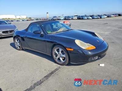 Czwarte zdjęcie samochodu z boku: 2002 PORSCHE BOXSTER VIN:WP0CA29872U625506 - miniatura