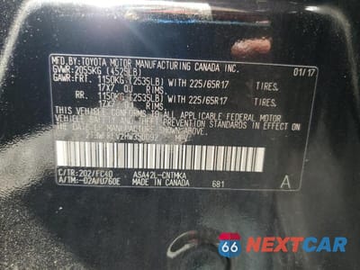 Zdjęcie 13 z 13 samochodu: 2017 TOYOTA RAV4 XLE VIN:2T3WFREV2HW350092 - miniatura