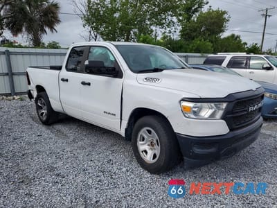 Czwarte zdjęcie samochodu z boku: 2021 RAM 1500 TRADESMAN VIN:1C6SRFCT1MN697296 - miniatura