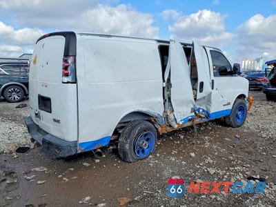 Trzecie zdjęcie samochodu z tyłu: 2006 GMC SAVANA G3500 VIN:1GTHG352361142548 - miniatura