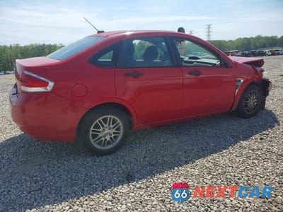 Trzecie zdjęcie samochodu z tyłu: 2008 FORD FOCUS SE VIN:1FAHP35N68W225414 - miniatura
