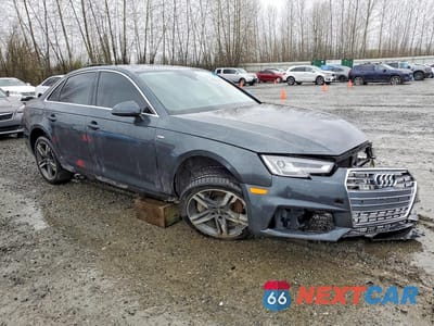 Czwarte zdjęcie samochodu z boku: 2018 AUDI A4 PREMIUM PLUS VIN:WAUENAF48JN007822 - miniatura