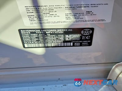 Zdjęcie 13 z 13 samochodu: 2023 BMW X4 M40I VIN:5UX43DT09P9R39485 - miniatura