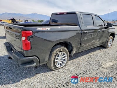 Trzecie zdjęcie samochodu z tyłu: 2024 CHEVROLET SILVERADO K1500 RST VIN:3GCPDEEK0RG459452 - miniatura