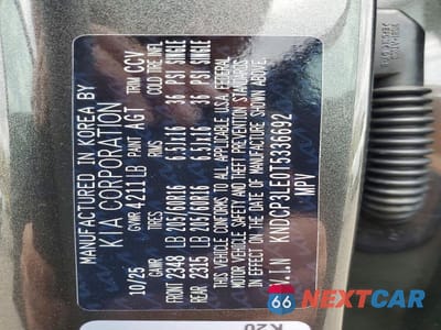 Zdjęcie 14 z 14 samochodu: 2026 KIA NIRO LX VIN:KNDCP3LE0T5336692 - miniatura