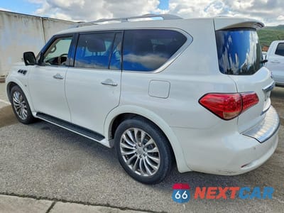 Drugie zdjęcie samochodu z przodu: 2015 INFINITI QX80 BASE VIN:JN8AZ2ND3F9770574 - miniatura