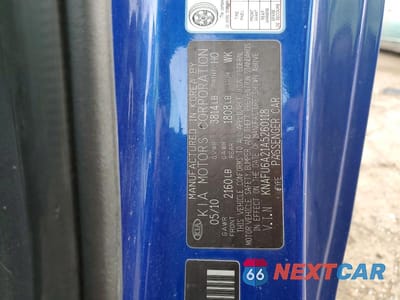 Zdjęcie 13 z 13 samochodu: 2010 KIA FORTE EX VIN:KNAFU6A21A5260118 - miniatura