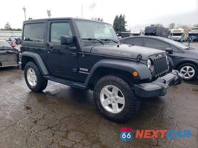 Czwarte zdjęcie samochodu z boku: 2014 JEEP WRANGLER SPORT VIN:1C4AJWAG0EL100461 - miniatura