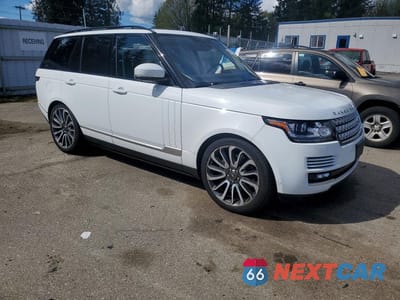 Czwarte zdjęcie samochodu z boku: 2016 LAND ROVER RANGE ROVER SUPERCHARGED VIN:SALGS2EF7GA279848 - miniatura