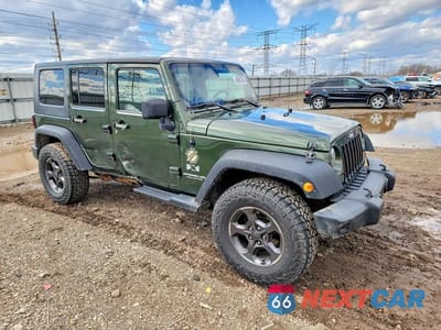 Czwarte zdjęcie samochodu z boku: 2008 JEEP WRANGLER UNLIMITED X VIN:1J8GA39198L583390 - miniatura