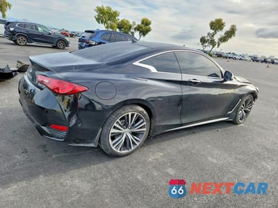 Trzecie zdjęcie samochodu z tyłu: 2018 INFINITI Q60 3.0T LUXE VIN:JN1EV7EL0JM390856 - miniatura