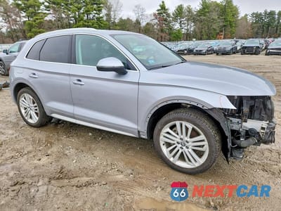 Czwarte zdjęcie samochodu z boku: 2018 AUDI Q5 PREMIUM PLUS VIN:WA1BNAFYXJ2153014 - miniatura