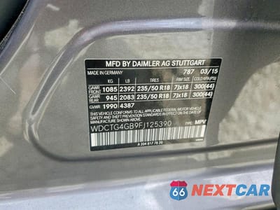 Zdjęcie 13 z 13 samochodu: 2015 MERCEDES-BENZ GLA 250 4MATIC VIN:WDCTG4GB9FJ125390 - miniatura