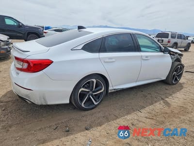 Trzecie zdjęcie samochodu z tyłu: 2021 HONDA ACCORD SPORT SE VIN:1HGCV1F45MA033673 - miniatura