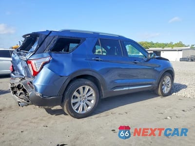Trzecie zdjęcie samochodu z tyłu: 2020 FORD EXPLORER LIMITED VIN:1FMSK8FH1LGB93443 - miniatura