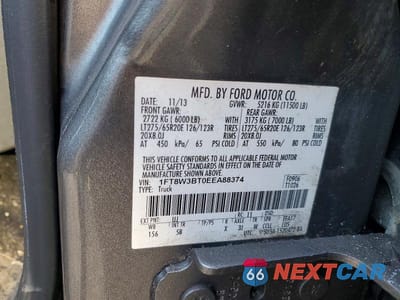 Zdjęcie 12 z 12 samochodu: 2014 FORD F350 SUPER DUTY VIN:1FT8W3BT0EEA88374 - miniatura