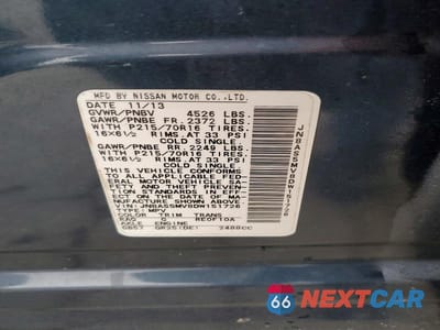 Zdjęcie 13 z 13 samochodu: 2013 NISSAN ROGUE S VIN:JN8AS5MV8DW151726 - miniatura