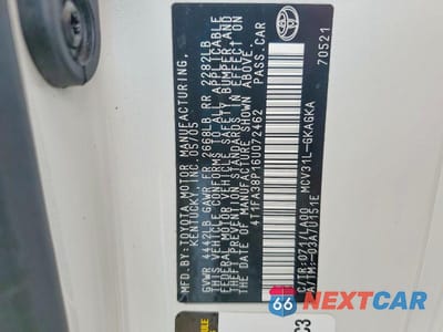 Zdjęcie 12 z 12 samochodu: 2006 TOYOTA CAMRY SOLARA SLE V6 VIN:4T1FA38P16U072462 - miniatura
