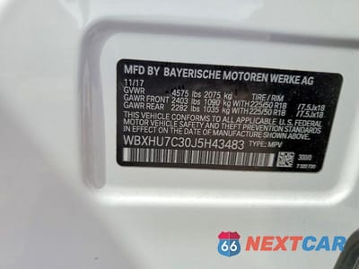 Zdjęcie 14 z 14 samochodu: 2018 BMW X1 SDRIVE28I VIN:WBXHU7C30J5H43483 - miniatura