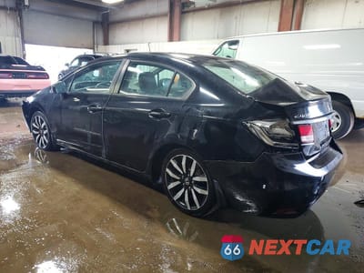 Drugie zdjęcie samochodu z przodu: 2015 HONDA CIVIC EXL VIN:19XFB2F97FE018775 - miniatura