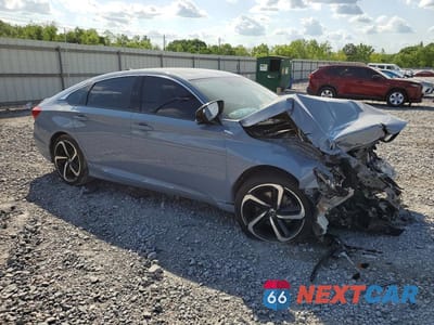 Czwarte zdjęcie samochodu z boku: 2021 HONDA ACCORD SPORT SE VIN:1HGCV1F49MA123098 - miniatura