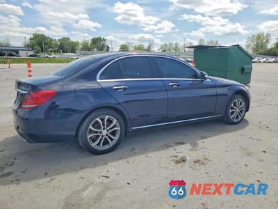 Trzecie zdjęcie samochodu z tyłu: 2015 MERCEDES-BENZ C 300 4MATIC VIN:55SWF4KB4FU069281 - miniatura