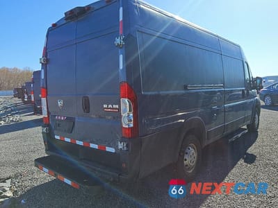 Trzecie zdjęcie samochodu z tyłu: 2020 RAM PROMASTER 3500 CARGO-R & D - CLN TITLE - PRI FLEET VIN:3C6URVJGXLE136414 - miniatura