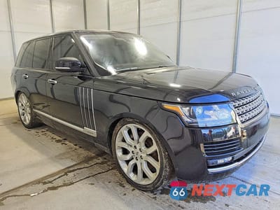 Czwarte zdjęcie samochodu z boku: 2016 LAND ROVER RANGE ROVER SUPERCHARGED VIN:SALGS2EF9GA266759 - miniatura