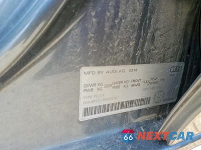 Zdjęcie 12 z 12 samochodu: 2014 AUDI A4 2.0T VIN:WAUBFCFL1EN035261 - miniatura
