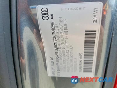 Zdjęcie 12 z 12 samochodu: 2019 AUDI A4 PREMIUM VIN:WAUGMAF44KA109820 - miniatura