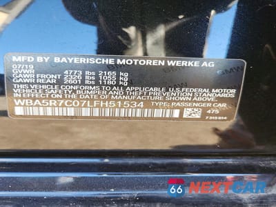Zdjęcie 12 z 12 samochodu: 2020 BMW 330XI VIN:WBA5R7C07LFH51534 - miniatura