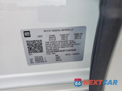 Zdjęcie 12 z 12 samochodu: 2023 BUICK ENCLAVE ESSENCE VIN:5GAERBKW3PJ162526 - miniatura