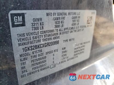 Zdjęcie 13 z 13 samochodu: 2016 GMC YUKON SLT VIN:1GKS2BKCXGR200898 - miniatura