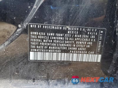 Zdjęcie 12 z 12 samochodu: 2015 VOLKSWAGEN GTI VIN:3VW4T7AUXFM083989 - miniatura