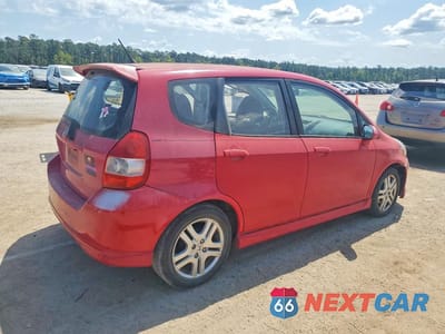 Trzecie zdjęcie samochodu z tyłu: 2008 HONDA FIT SPORT VIN:JHMGD38628S059255 - miniatura