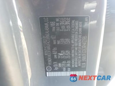 Zdjęcie 12 z 12 samochodu: 2024 HYUNDAI TUCSON SEL VIN:5NMJF3DE2RH412198 - miniatura