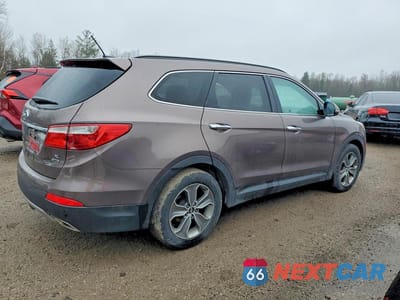 Trzecie zdjęcie samochodu z tyłu: 2014 HYUNDAI SANTA FE GLS VIN:KM8SNDHF0EU082110 - miniatura