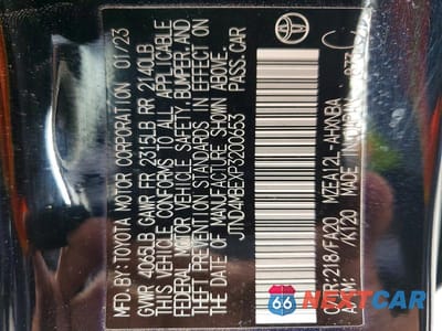 Zdjęcie 12 z 12 samochodu: 2023 TOYOTA COROLLA HATCHBACK SE VIN:JTND4MBEXP3200653 - miniatura